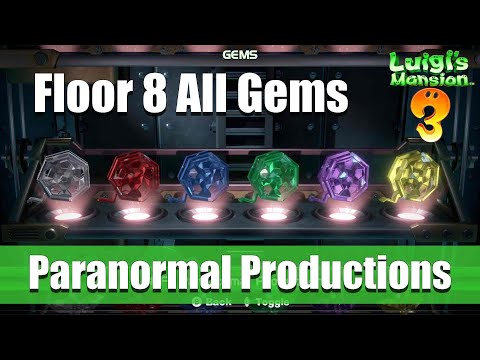 Luigi&#039;s Mansion 3 | Floor 8 All Gem Location (Paranormal Productions)