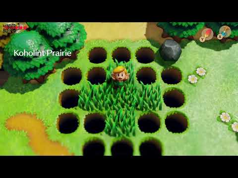 Link&#039;s Awakening - Heart Piece Location (Koholint Prairie)