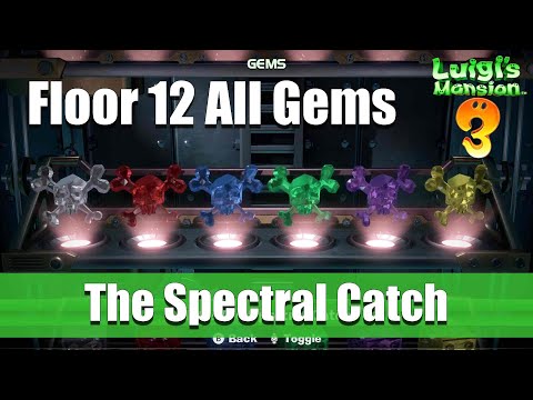 Luigi&#039;s Mansion 3 | Floor 12 All Gem Location (The Spectral Catch)