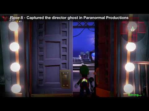 Luigi&#039;s Mansion 3 - Floor 8 Achievement - Captured the director ghost in Paranormal Productions