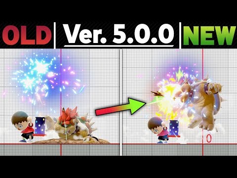Smash Ultimate Patch 5.0.0 - Side By Side Comparison