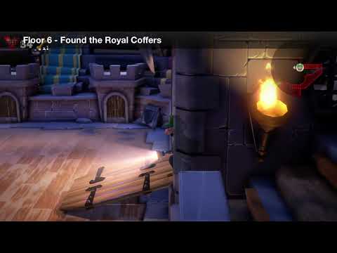 Luigi&#039;s Mansion 3 - Floor 6 Achievement - Found the royal coffers in the Castle MacFrights