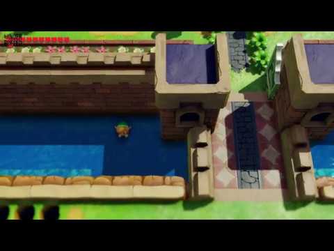 Link&#039;s Awakening - Heart Piece Location (Kanalet Castle)