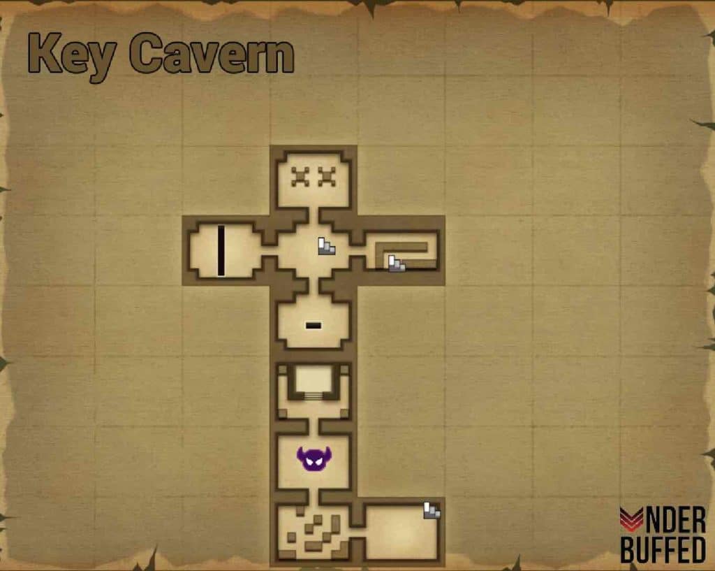 Link's Awakening Key Cavern Dungeon Underbuffed