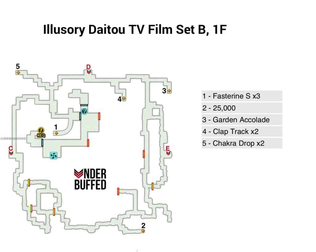 Chapter 3 - Illusory Daitou TV Film Set B Map