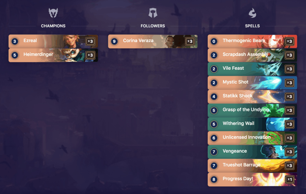 The best decks in Legends of Runeterra - Underbuffed