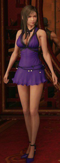 Tifa mature dress in Final Fantasy 7 Remake